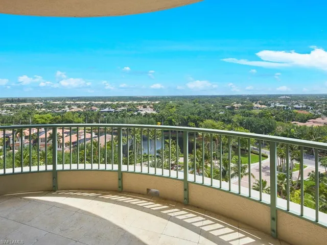 a view of balcony with a ocean view