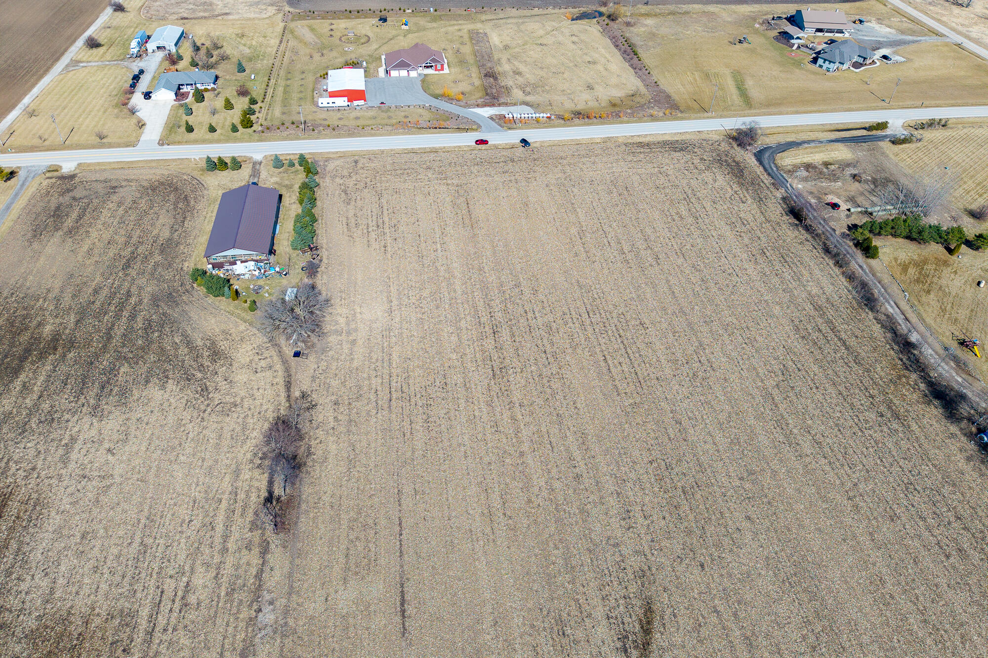 0 West 7 Mile Road Raymond, WI 53126 - Photo 7 of 9 Drone North, road frontage