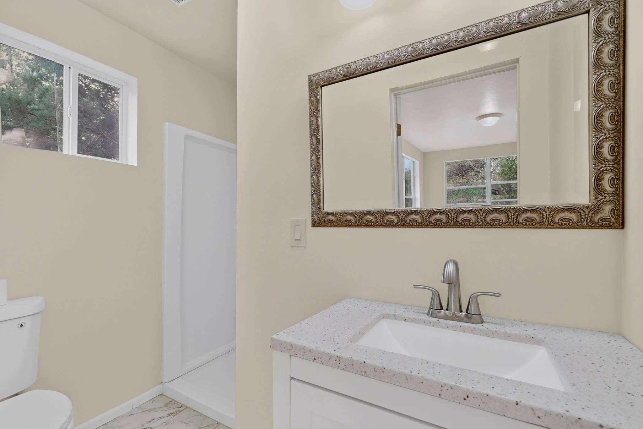5 County Rd B51A Pecos, NM 87552 - Photo 45 of 64 Studio shower and sink