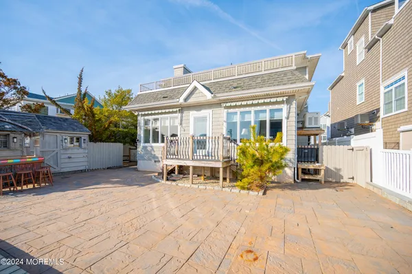 a view of a house with patio