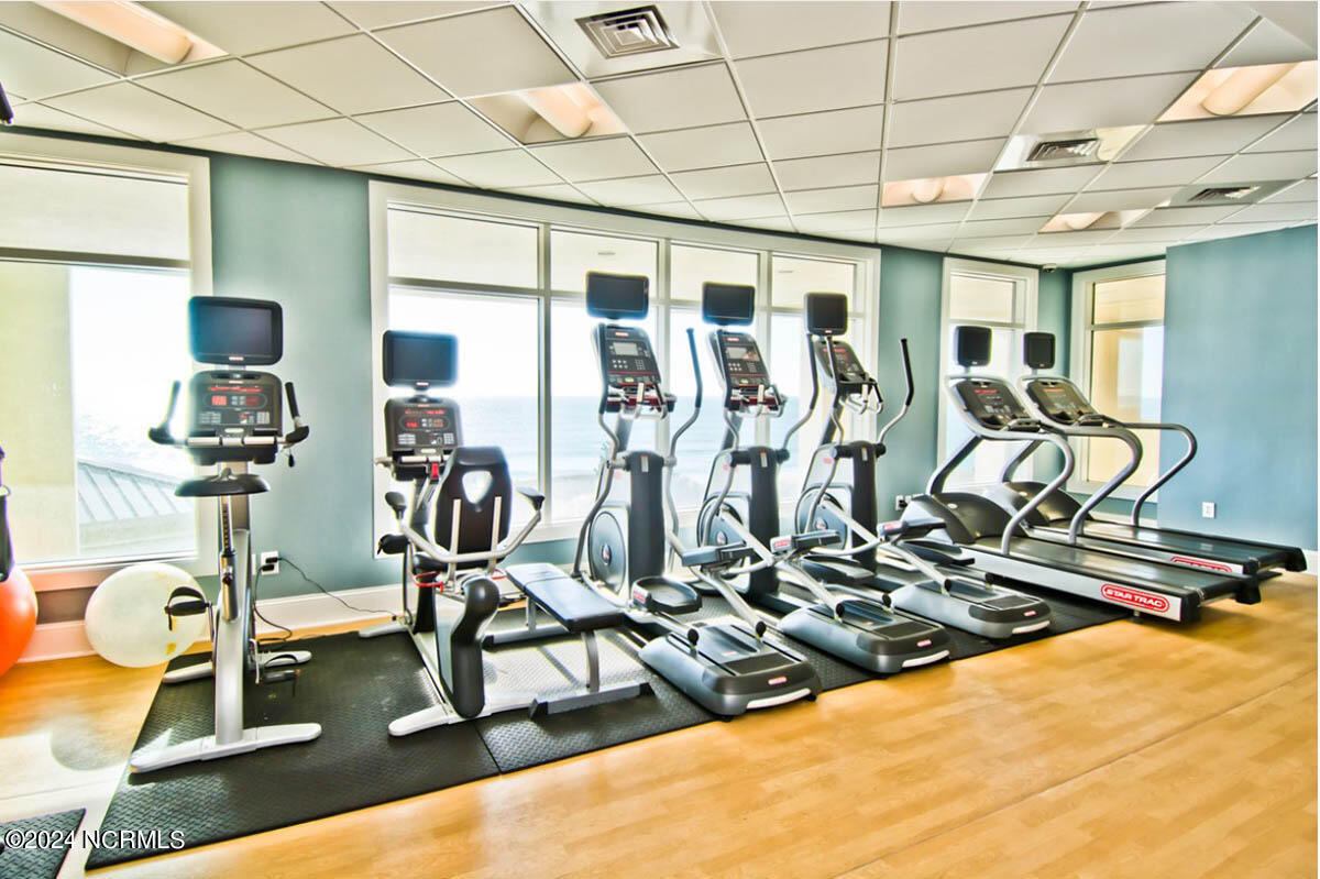 1435 Salter Path Road, Unit J6 Indian Beach, NC 28512 - Photo 28 of 39 Exercise Room