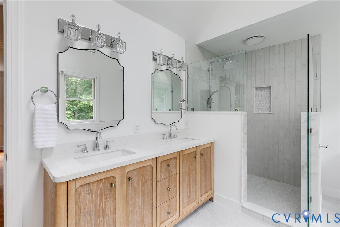 3911 Reeds Landing Circle Midlothian, VA 23113 - Photo 27 of 53 spa-inspired and freshly renovated Primary Bathroo
