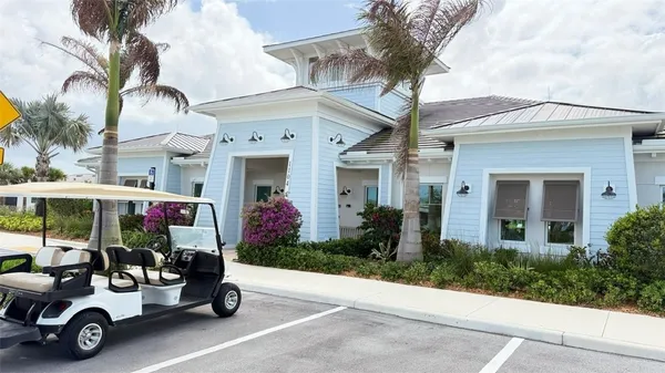 a car parked in front of a building