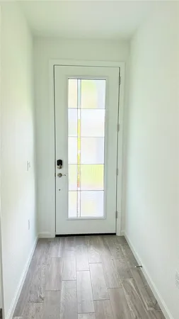 an empty room with window
