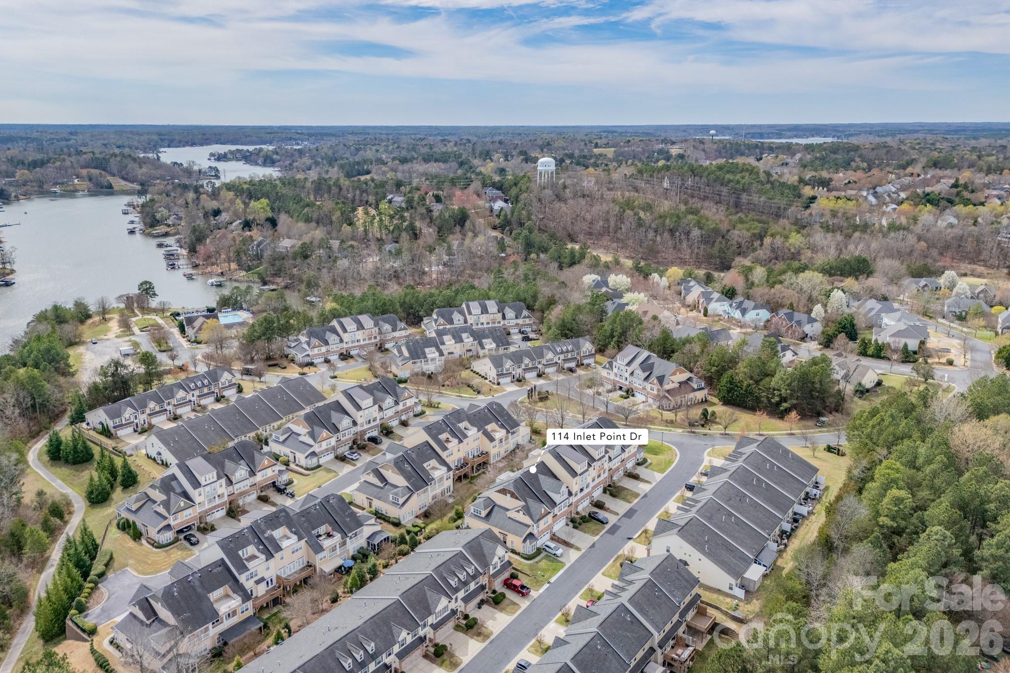 114 Inlet Point Drive Tega Cay, SC 29708 - Photo 38 of 40 an aerial view of multiple house