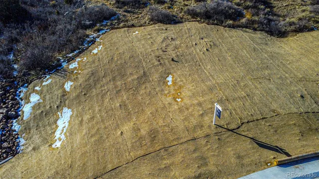 a view of an outdoor space and mountain view