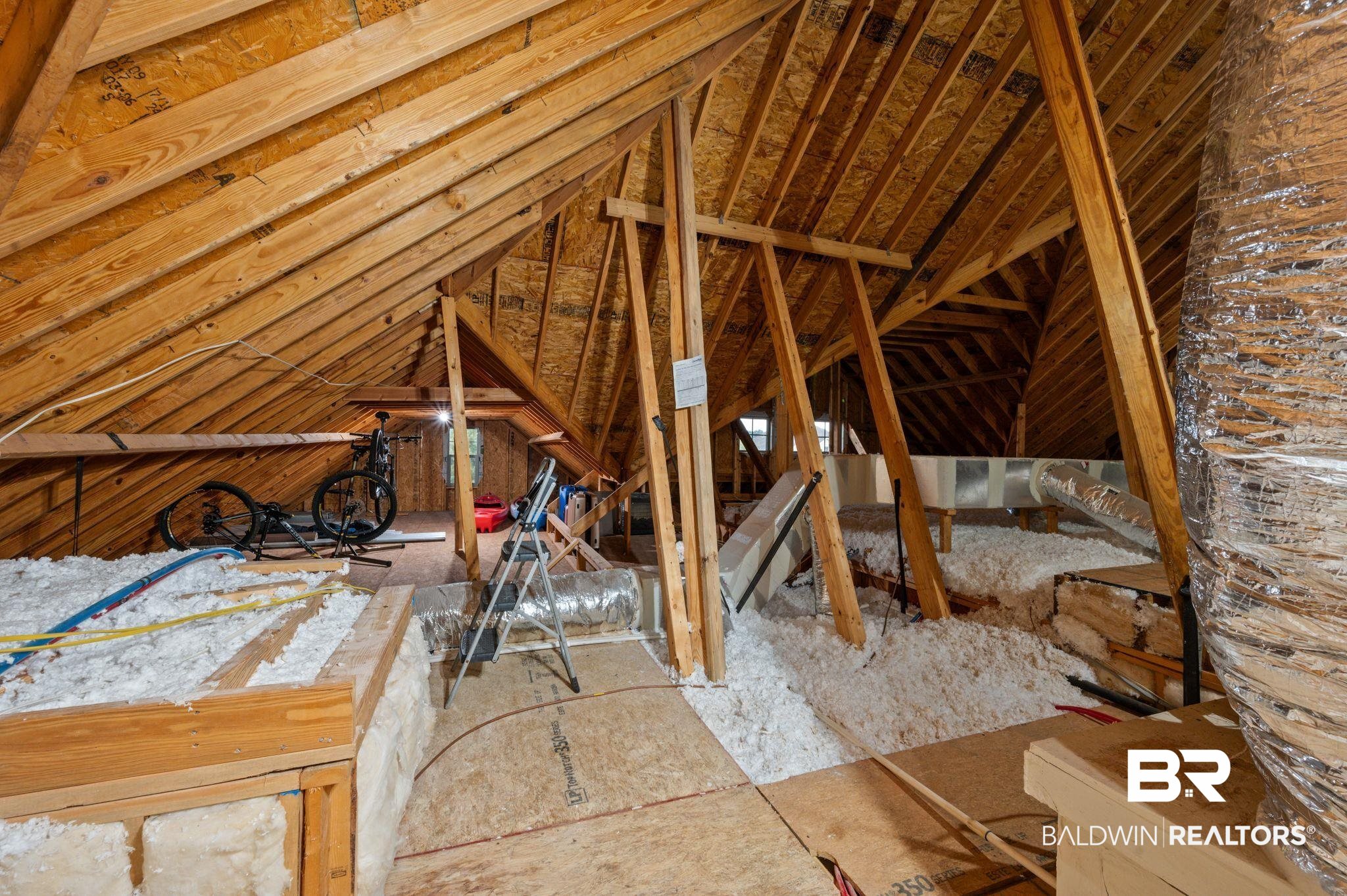 418 Fortune Drive Fairhope, AL 36532 - Photo 57 of 63 View of unfinished attic