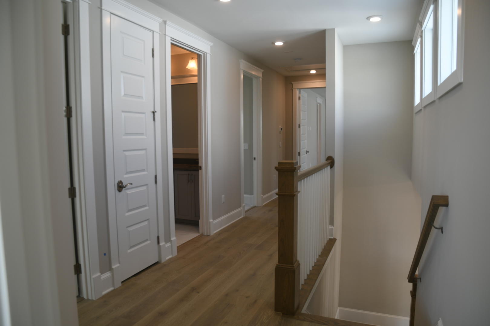 50 Prominence Square Inlet Beach Inlet Beach, FL 32461 - Photo 6 of 16 a view of a hallway with wooden floor and stairs