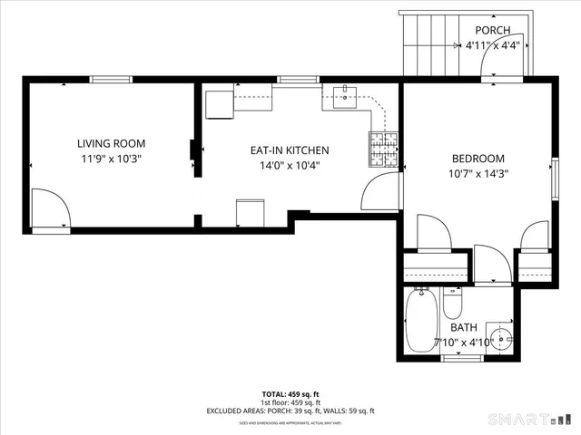 $1,800 | 194 Cherry Street, Unit C, Milford, CT 06460