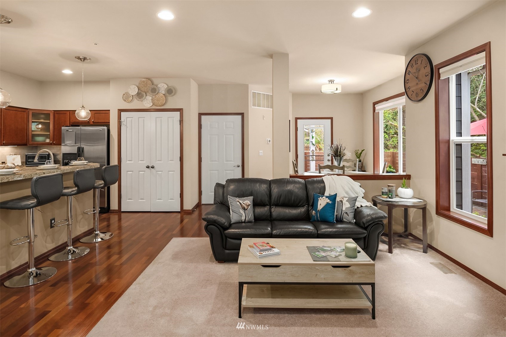 21614 11th Drive Southeast Bothell, WA 98021 - Photo 5 of 35 a living room with furniture fireplace and a large window