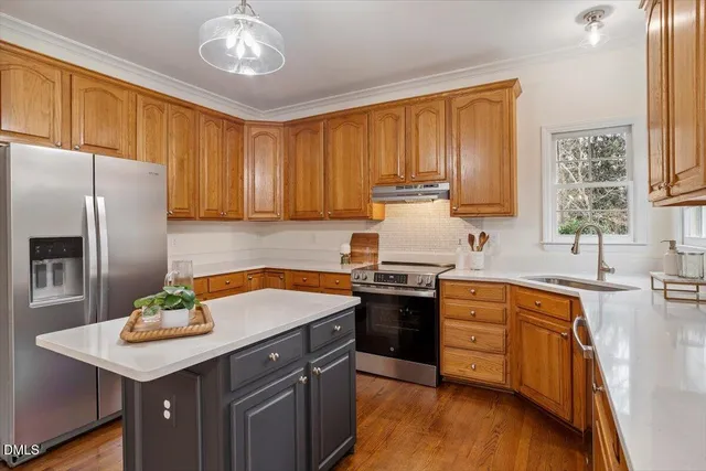 a view of balcony with wooden floor and fence