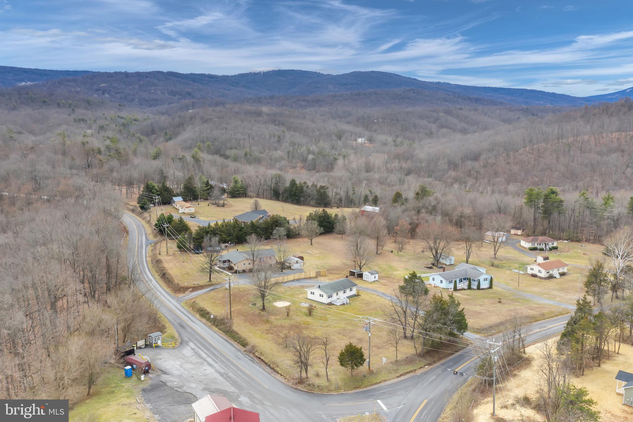 3406 Howellsville Road Front Royal, VA 22630 - Photo 24 of 29 Aerial view - nice corner lot!