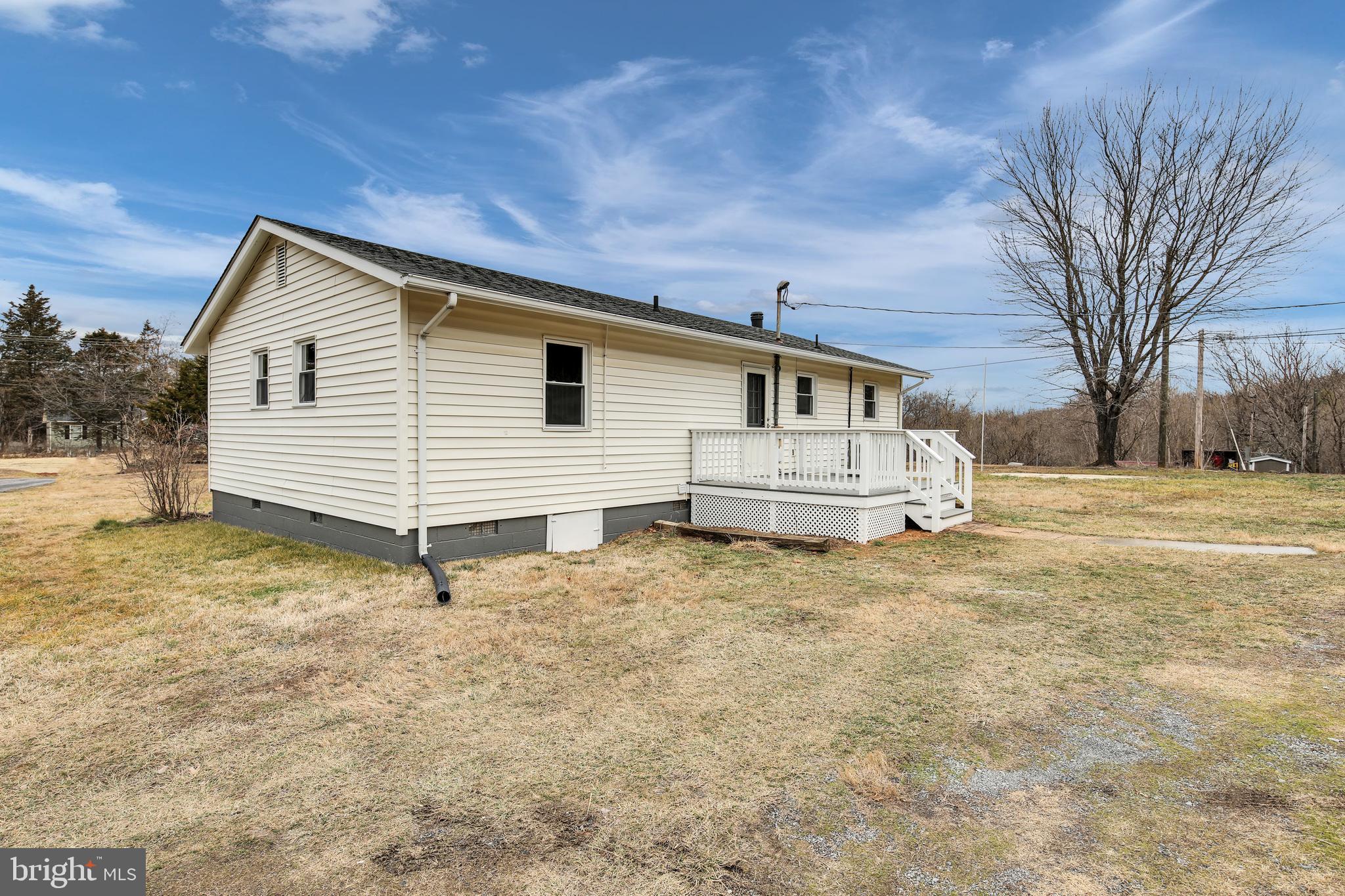 3406 Howellsville Road Front Royal, VA 22630 - Photo 4 of 29 Back view with deck