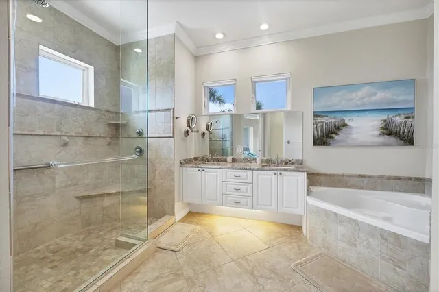 a view of an entryway with a house