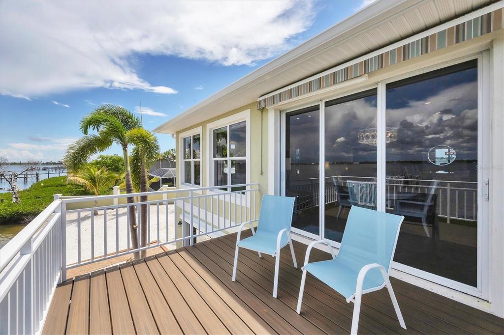 4111 North Beach Road Englewood, FL 34223 - Photo 45 of 87 a view of a two chairs in the balcony
