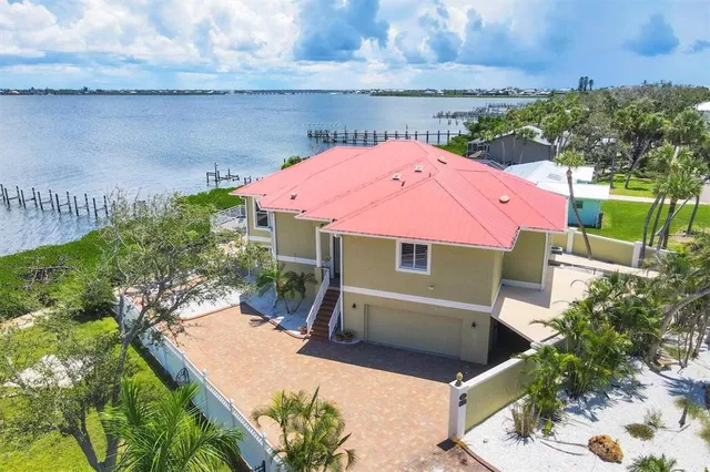 a view of a house with a swimming pool