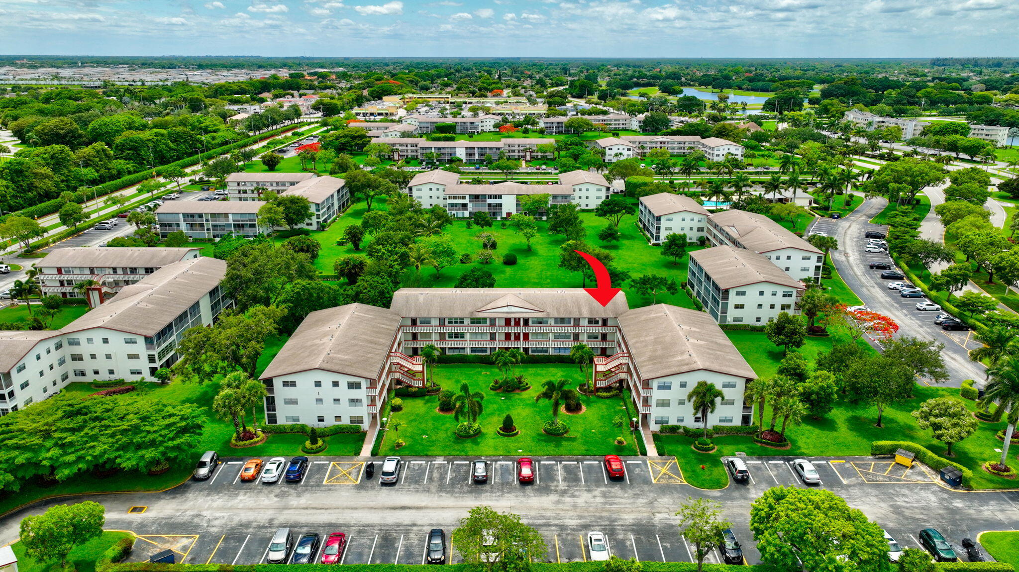 374 Brighton I, Unit 374 Boca Raton, FL 33434 - Photo 46 of 83 Aerial Views of the Corner Unit