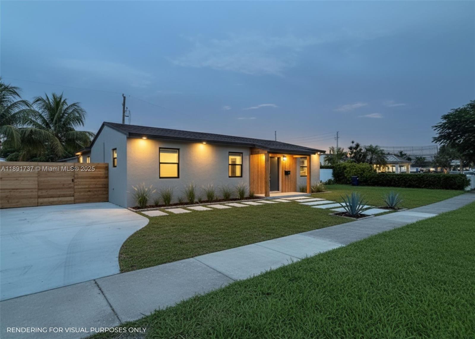 3450 Southwest 75th Court Miami, FL 33155 - Photo 3 of 22 a front view of a house with a yard and garage