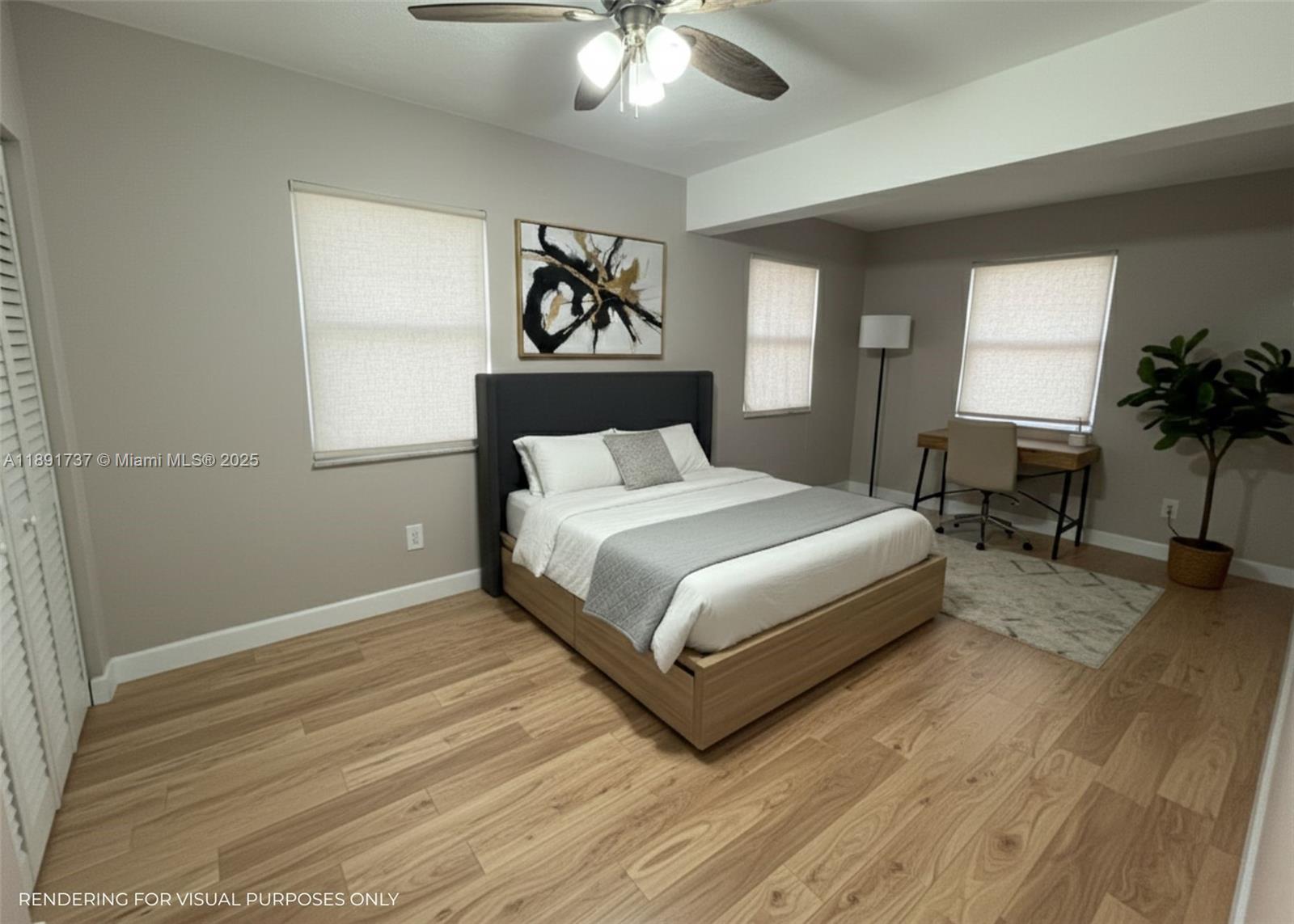 3450 Southwest 75th Court Miami, FL 33155 - Photo 7 of 22 a bedroom with a bed and window