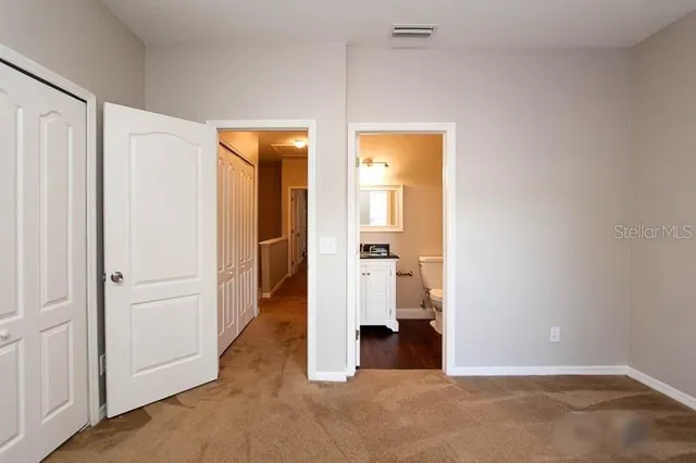 a view of a bathroom with a bathroom