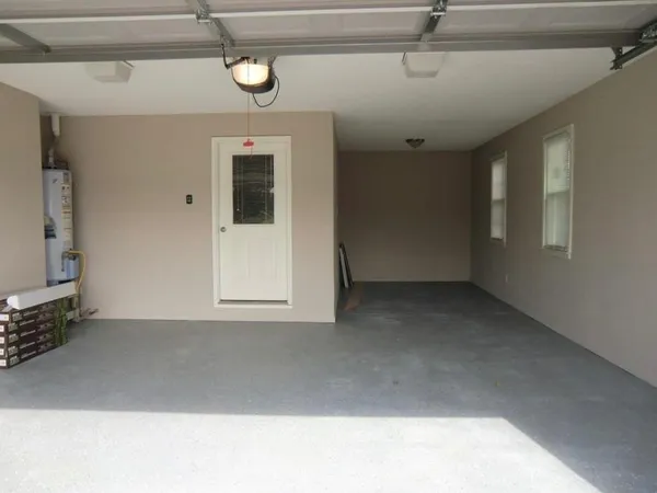 a view of a hallway with entryway