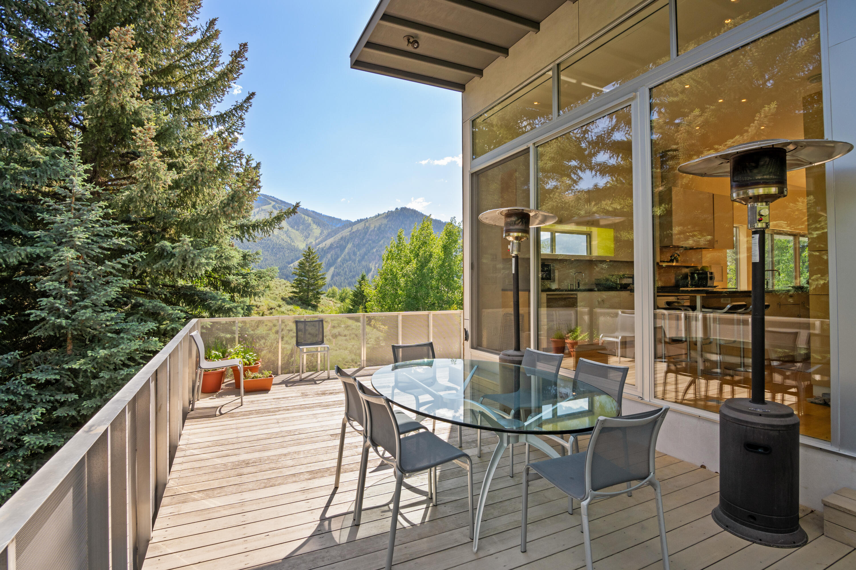 260 Spur Lane Ketchum, ID 83340 - Photo 4 of 37 Top level deck off kitchen