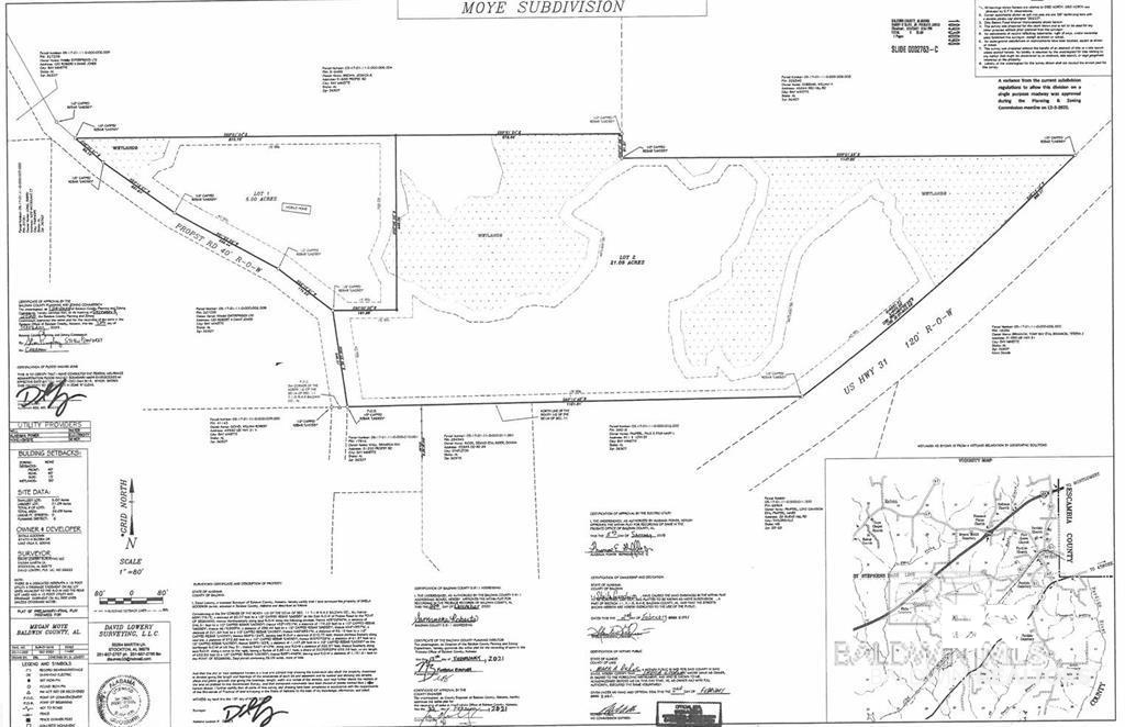 51290 Propst Road Bay Minette, AL 36507 - Photo 5 of 5 Survey map / technical document