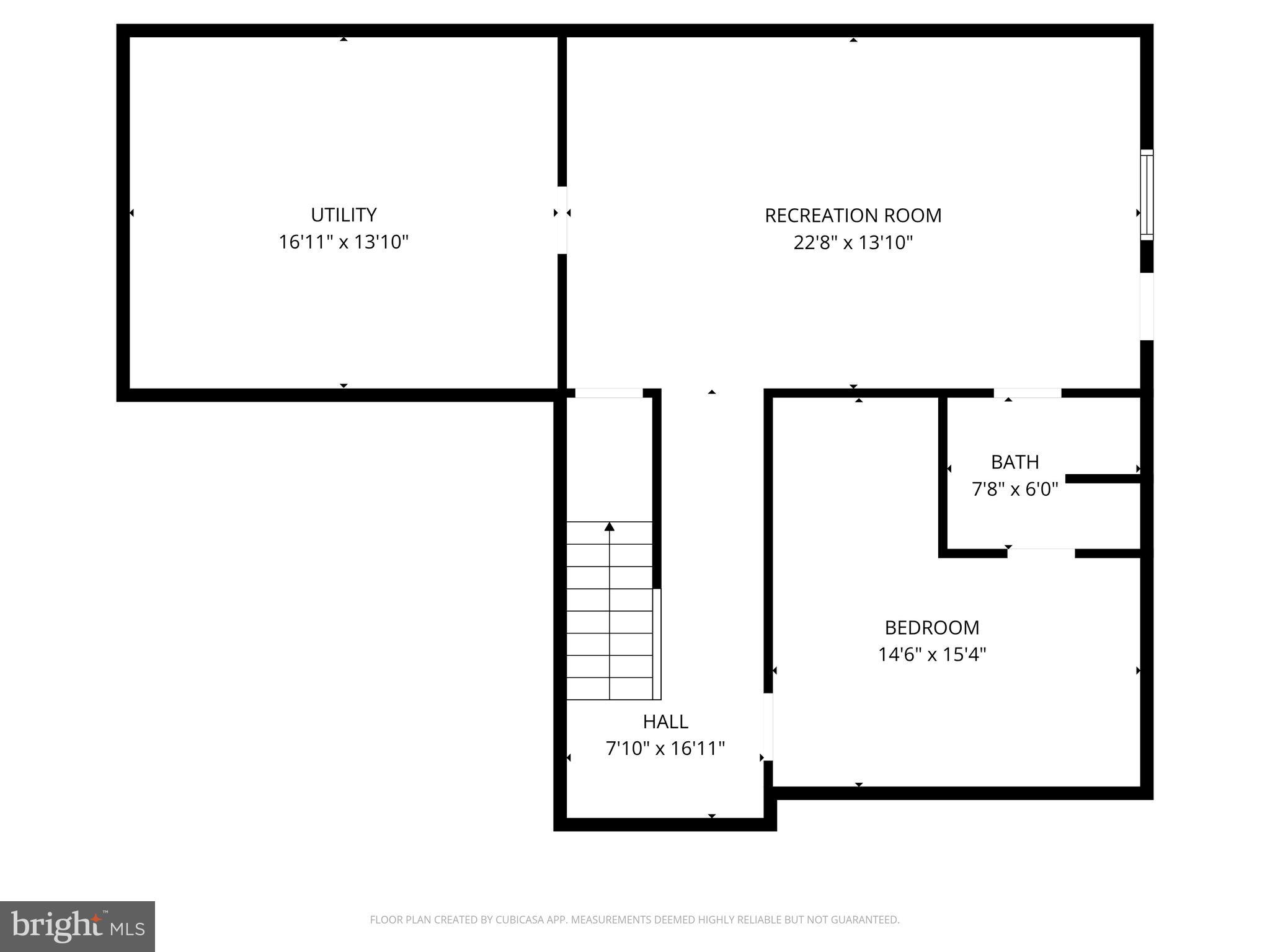 4620 Silver Spring Road Perry Hall, MD 21128 - Photo 75 of 75 Floor Plan lower level / Dimensions are estimated