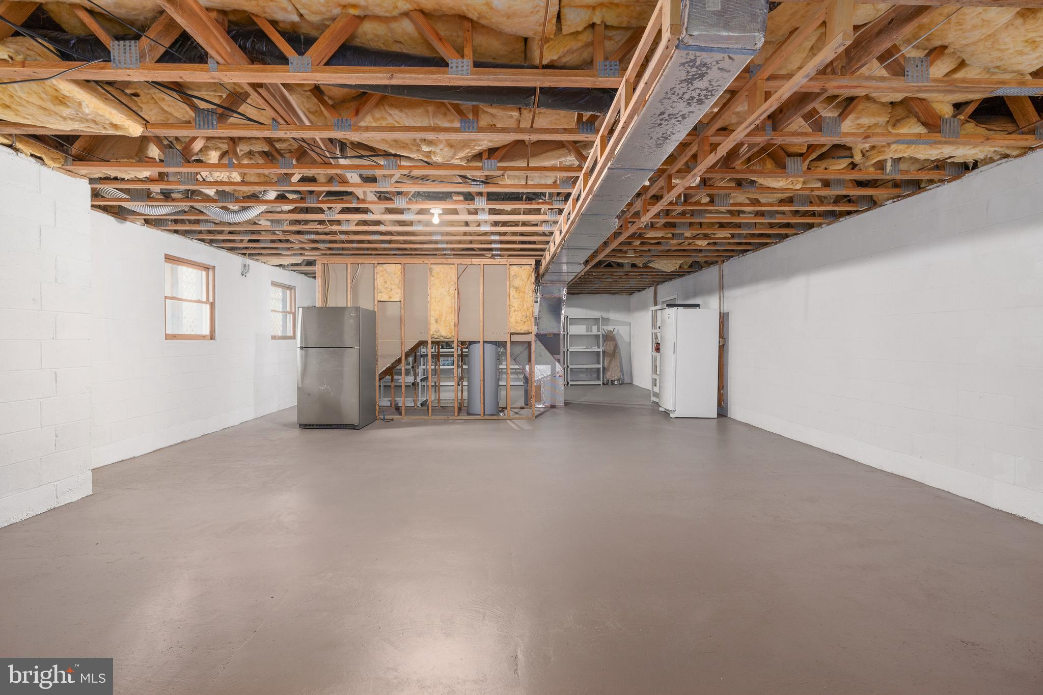 12446 Beaver Lodge Road Stafford, VA 22556 - Photo 57 of 74 Spacious Unfinished Basement with Rough-In