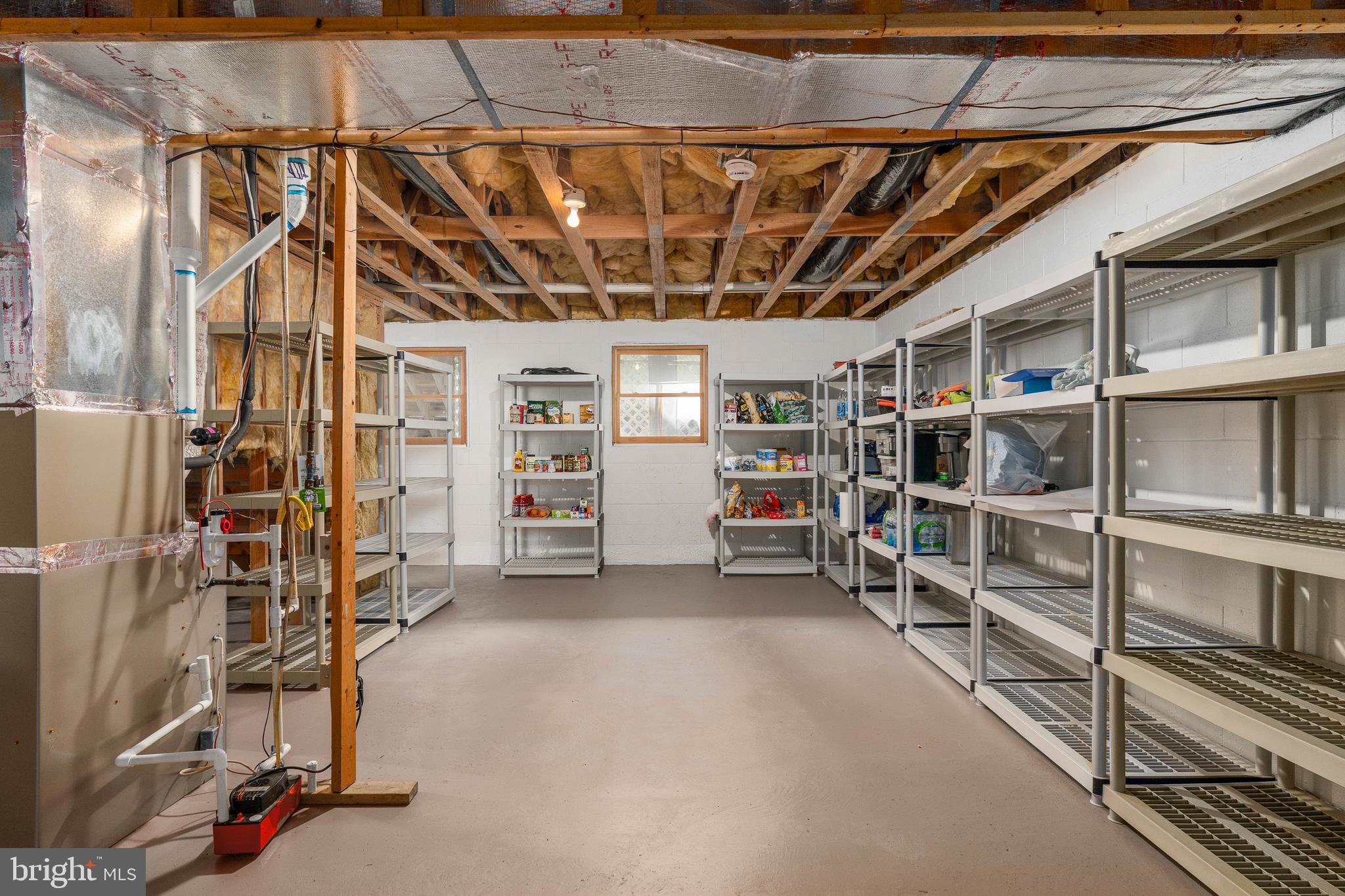 12446 Beaver Lodge Road Stafford, VA 22556 - Photo 58 of 74 Spacious Unfinished Basement with Rough-In