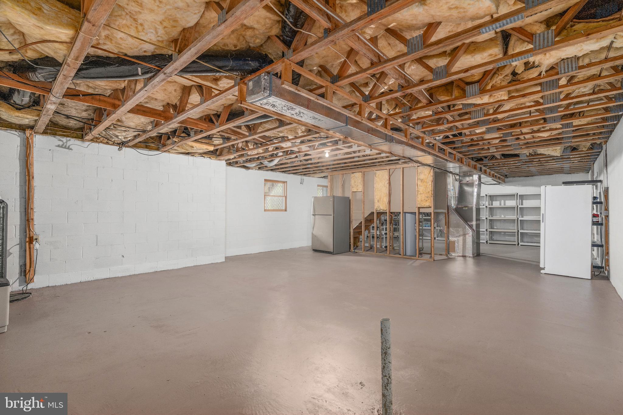12446 Beaver Lodge Road Stafford, VA 22556 - Photo 59 of 74 Spacious Unfinished Basement with Rough-In