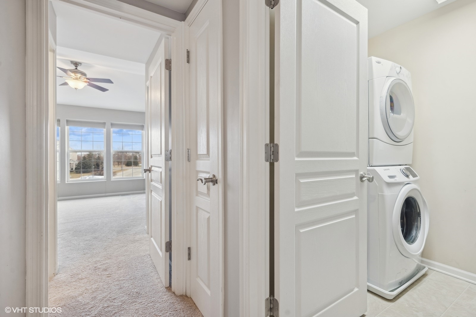 16808 Locust Lane Lockport, IL 60441 - Photo 15 of 20 a view of a hallway with washer and dryer