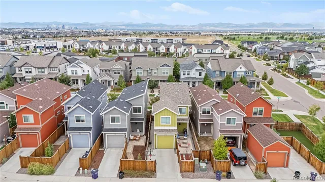 a view of a city with tall buildings