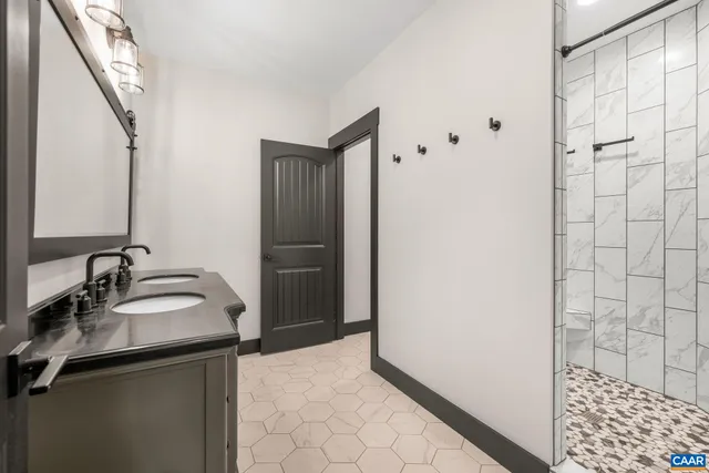 a view of a lake with a mountain