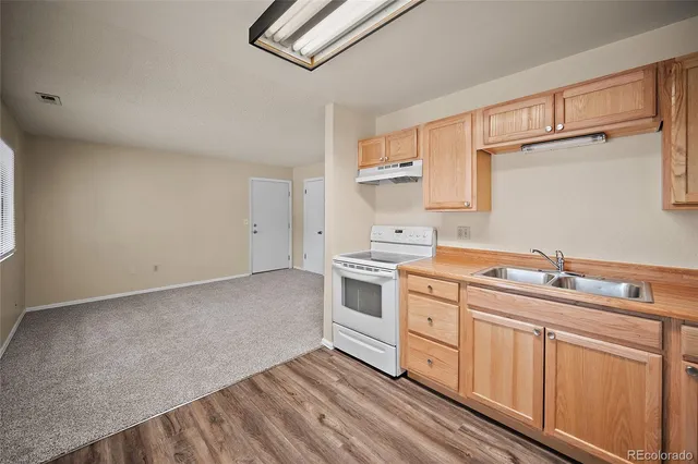 a view of an empty room