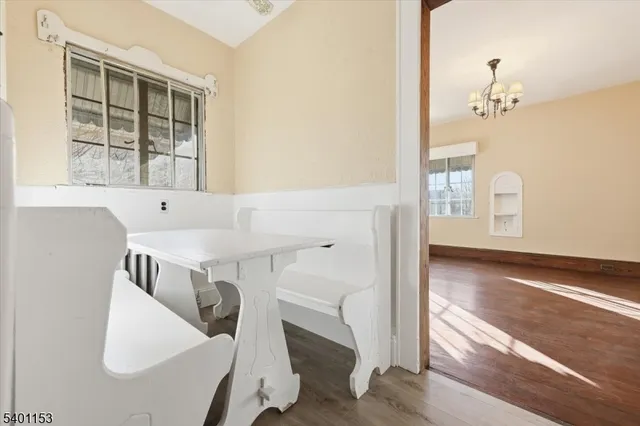 a view of livingroom with furniture and wooden floor