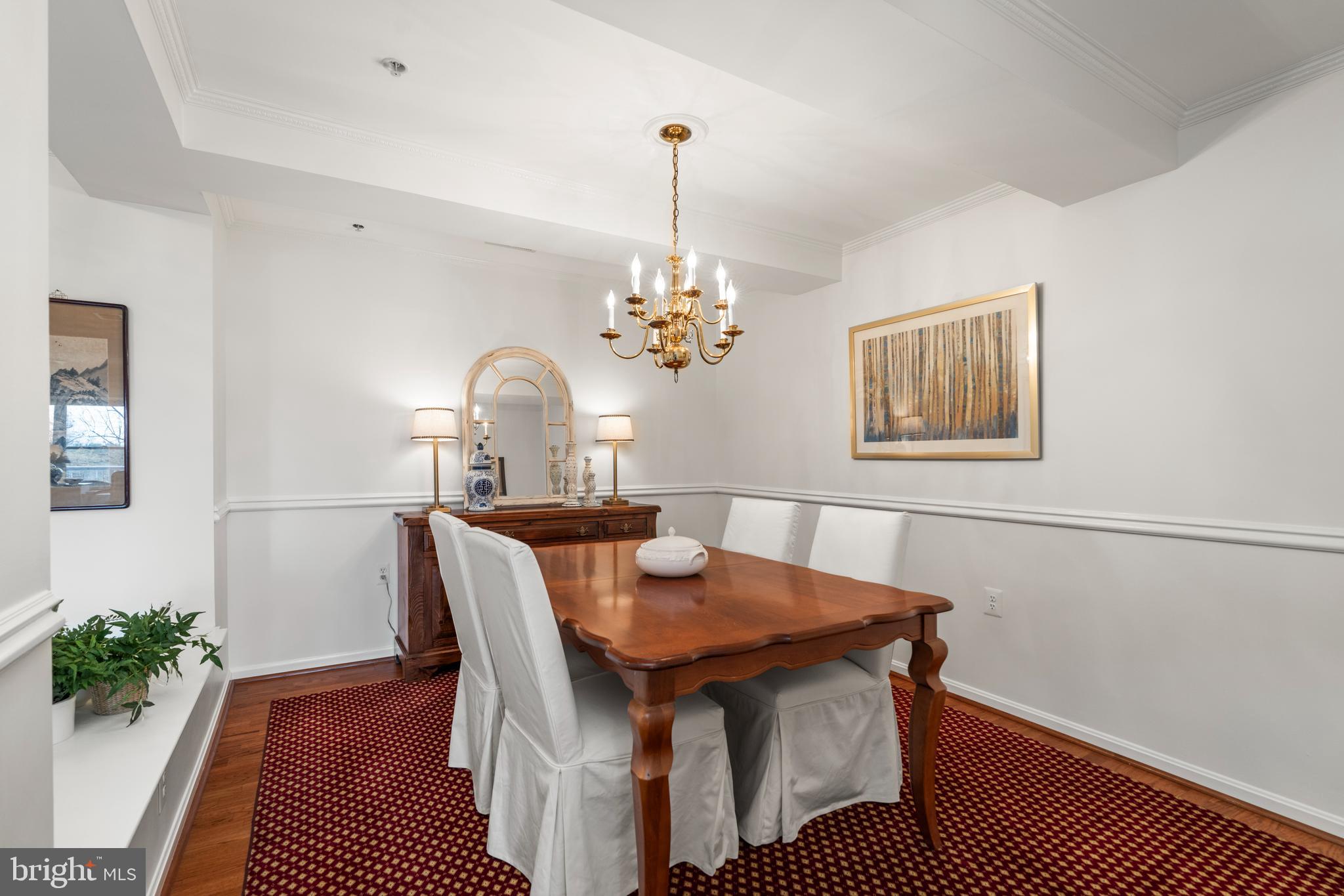 12246 Roundwood Road, Unit 507 Lutherville-Timonium, MD 21093 - Photo 16 of 58 inijng Room Has Engineered Hardwood