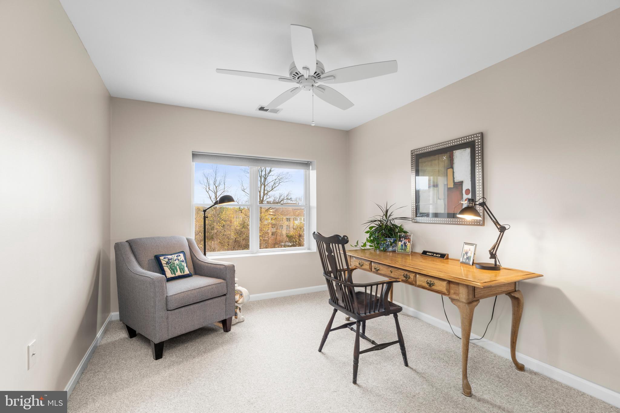 12246 Roundwood Road, Unit 507 Lutherville-Timonium, MD 21093 - Photo 42 of 58 Den (or BR #3) w/Pleated Shades