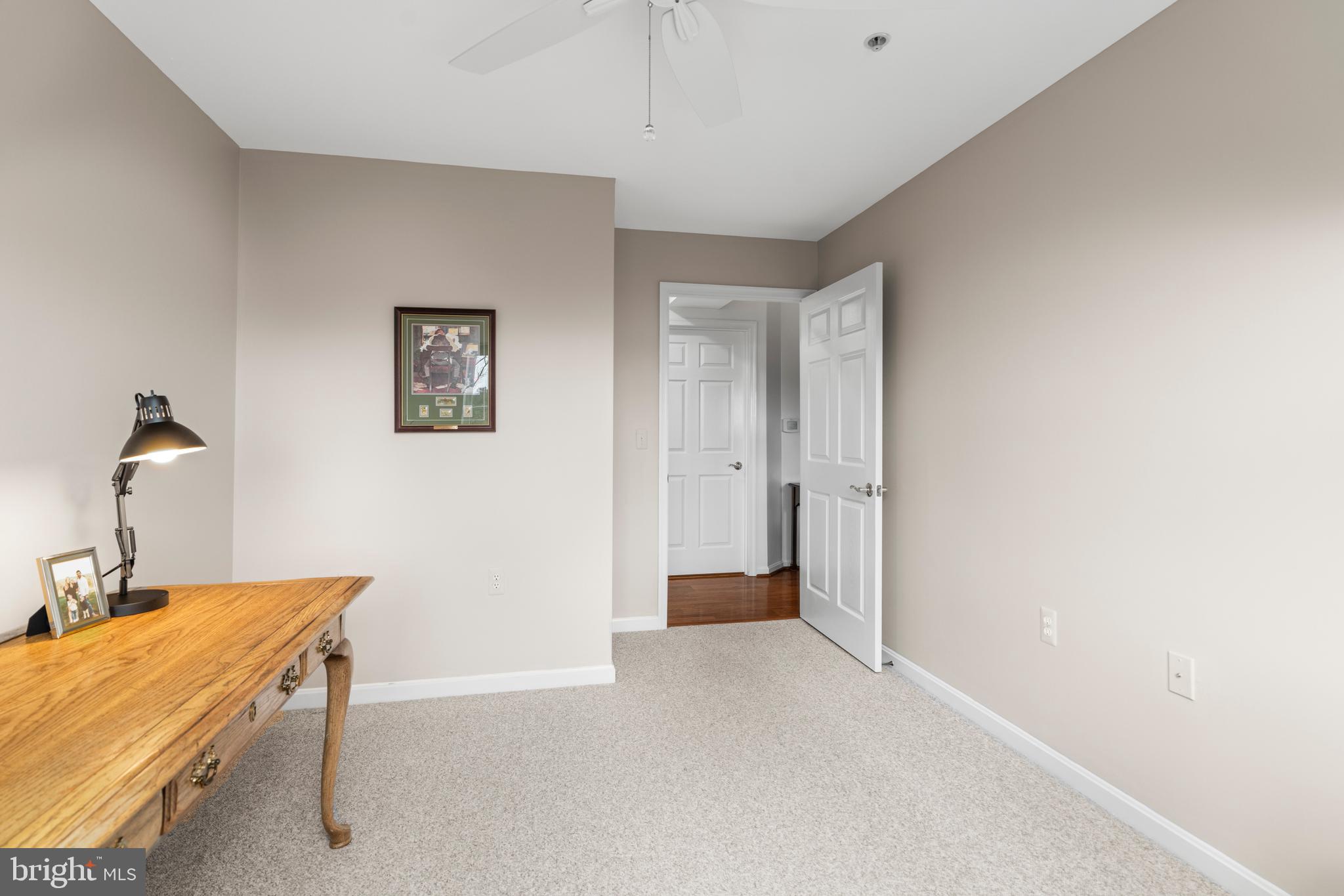 12246 Roundwood Road, Unit 507 Lutherville-Timonium, MD 21093 - Photo 43 of 58 Den with Nice Space & a Ceiling Fan