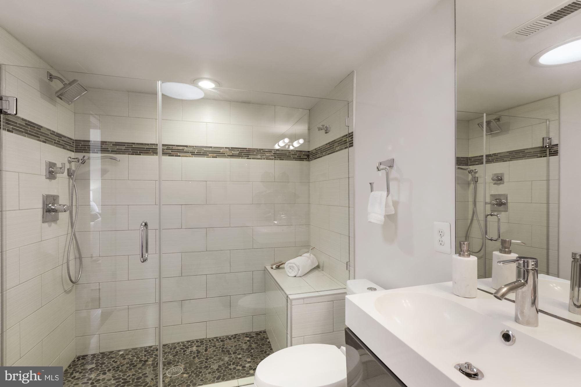 651 E Street Southeast Washington, DC 20003 - Photo 23 of 32 The Nicest Stone Shower Floor I have seen!!!