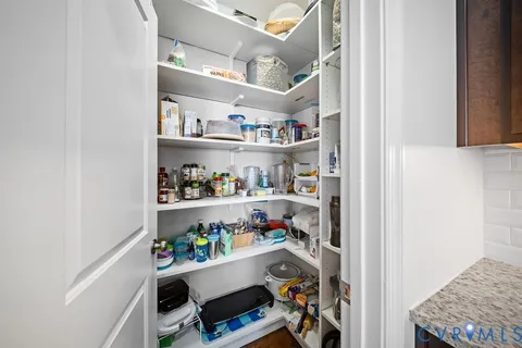 a room with storage and utility