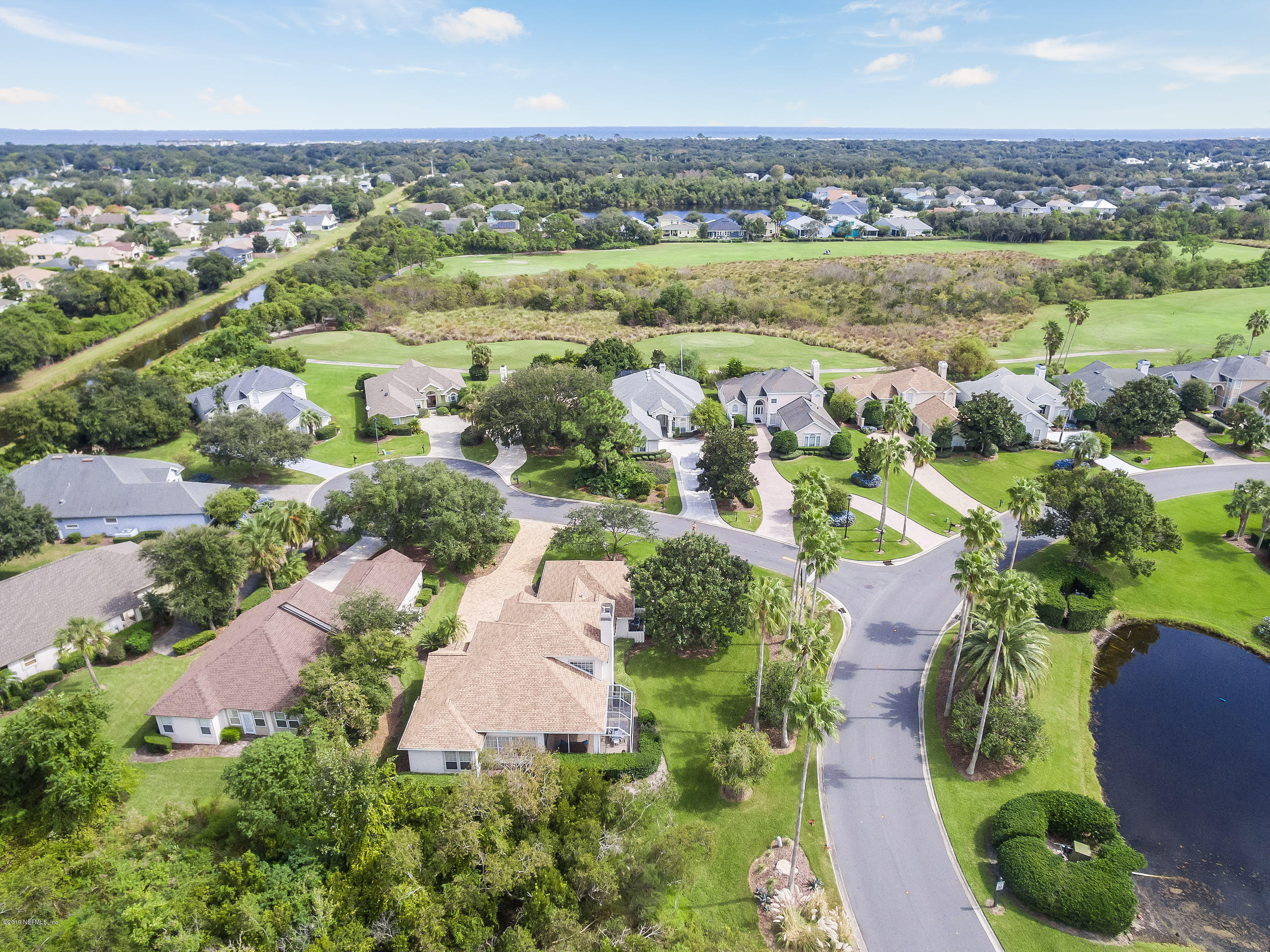 601 Teeside Court St. Augustine, FL 32080 - Photo 36 of 38 an aerial view of a city with lots of residential buildings