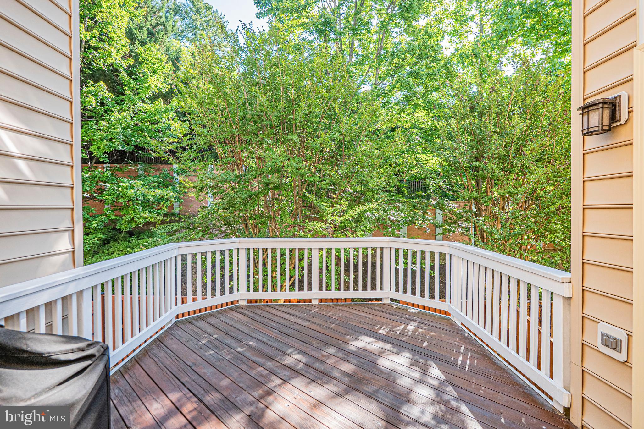 5448 Edsall Ridge Place Alexandria, VA 22312 - Photo 15 of 52 a view of balcony with wooden floor