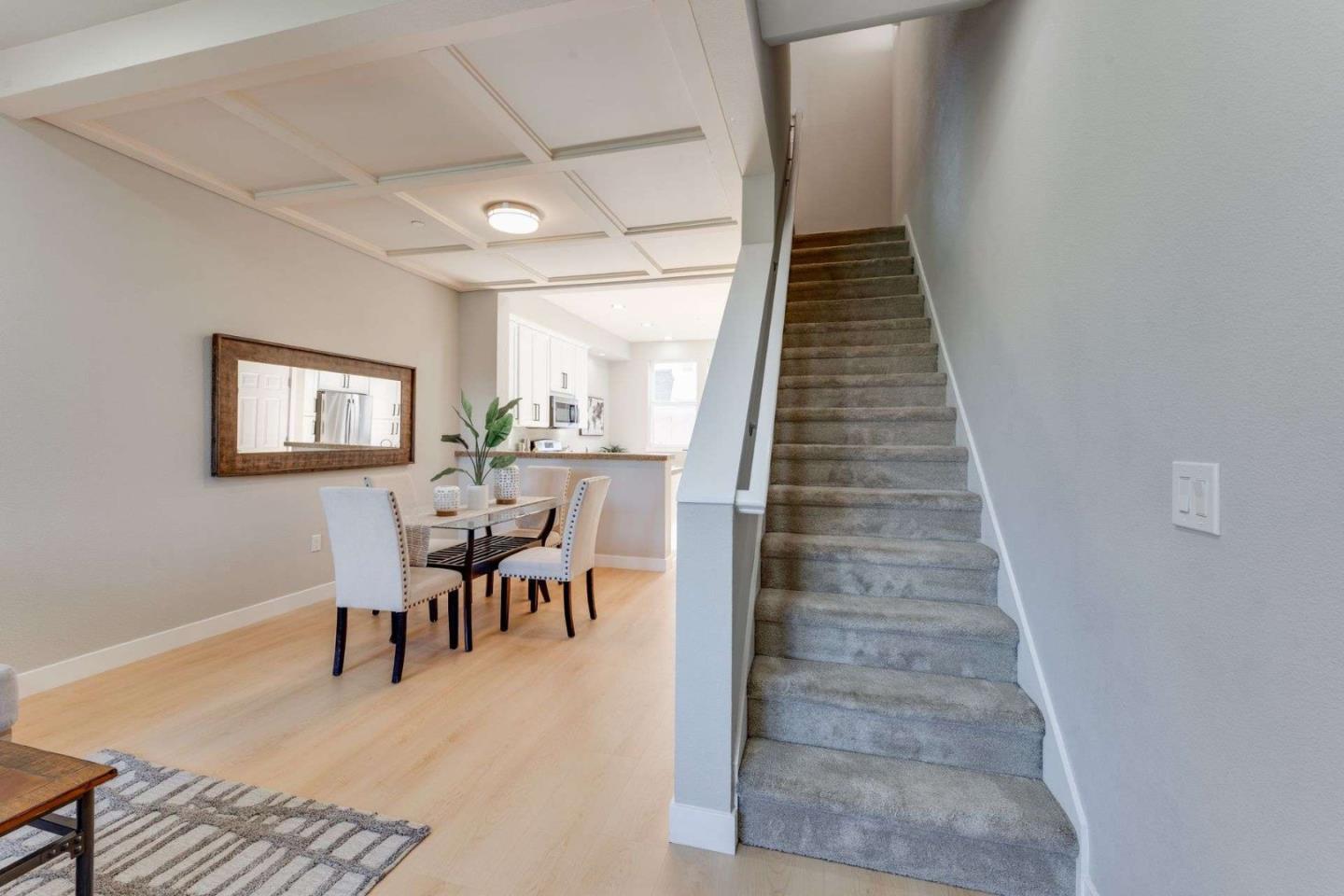 885 Frederick Commons San Jose, CA 95126 - Photo 7 of 30 a dining room with furniture and wooden floor