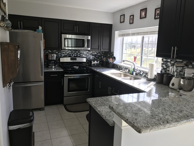 126 North Oltendorf Road Streamwood, IL 60107 - Photo 5 of 16 a kitchen with stainless steel appliances granite countertop a sink stove and refrigerator