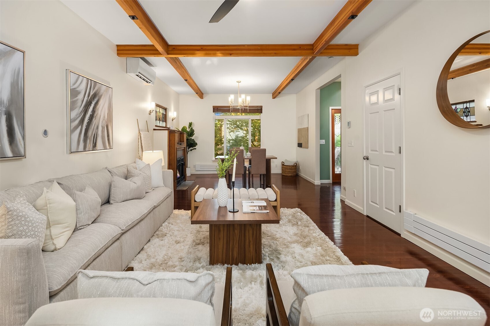 1629 22nd Avenue Seattle, WA 98122 - Photo 11 of 38 a living room with furniture and a large window