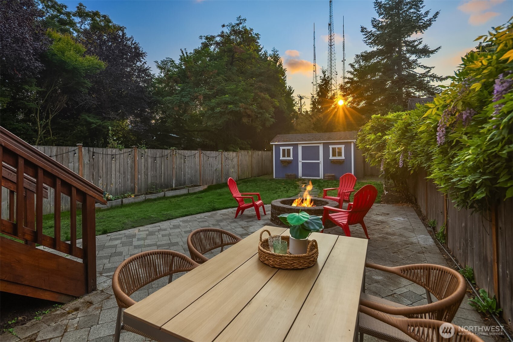 1629 22nd Avenue Seattle, WA 98122 - Photo 36 of 38 a view of a backyard with couches chair and table