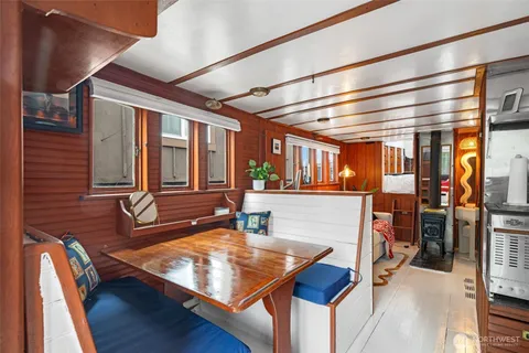 a room with musical instruments