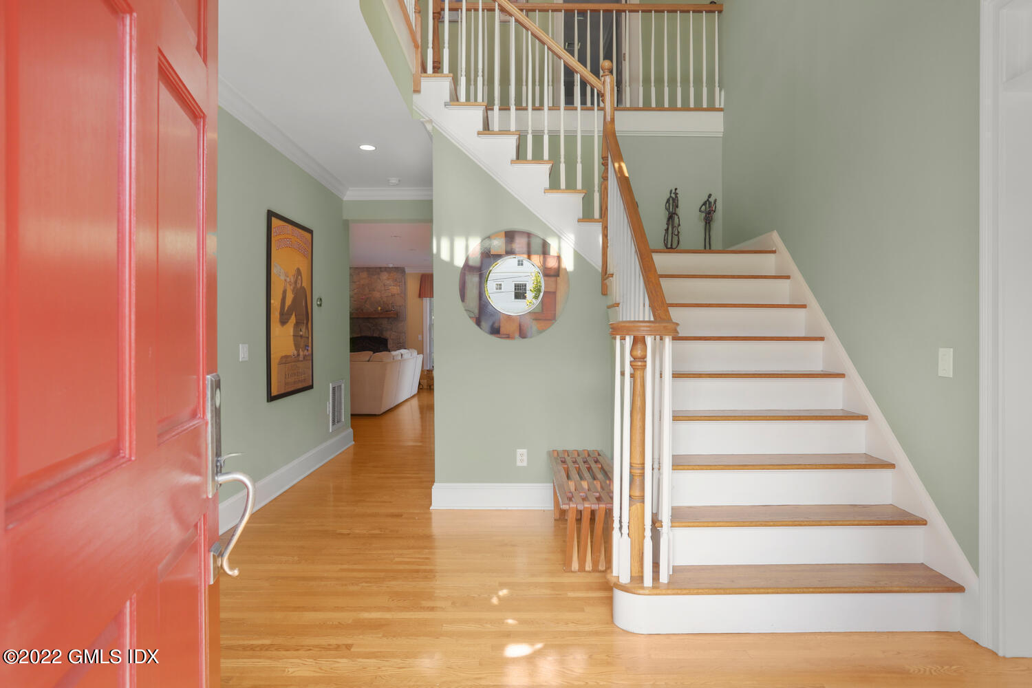 9 Robin Place Old Greenwich, CT 06870 - Photo 3 of 51 a view of entryway and hall with wooden floor