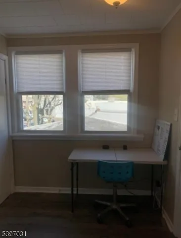 a view of a workspace with a window